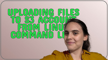 Uploading files to S3 account from Linux command line