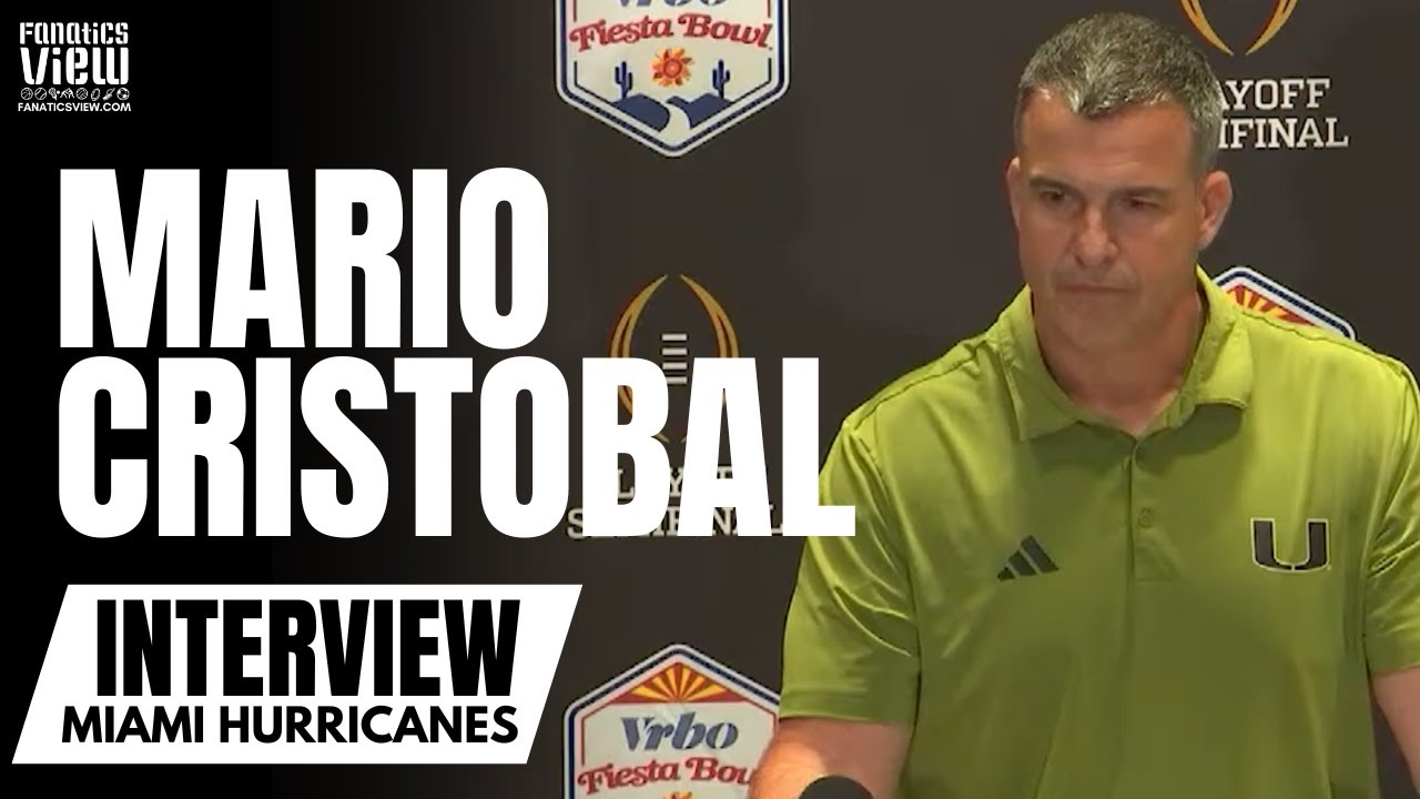 Марио Кристобаль делится первыми впечатлениями от команды Ole Miss Rebels и матча CFP между Miami...