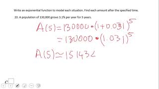 Modeling with Exponential Functions