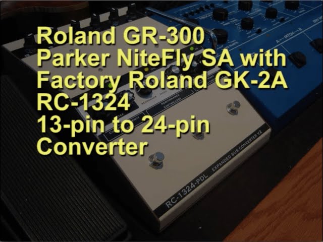Parker NiteFly SA Guitar with Factory Roland Ready GKA and Roland GR  Guitar Synthesizer