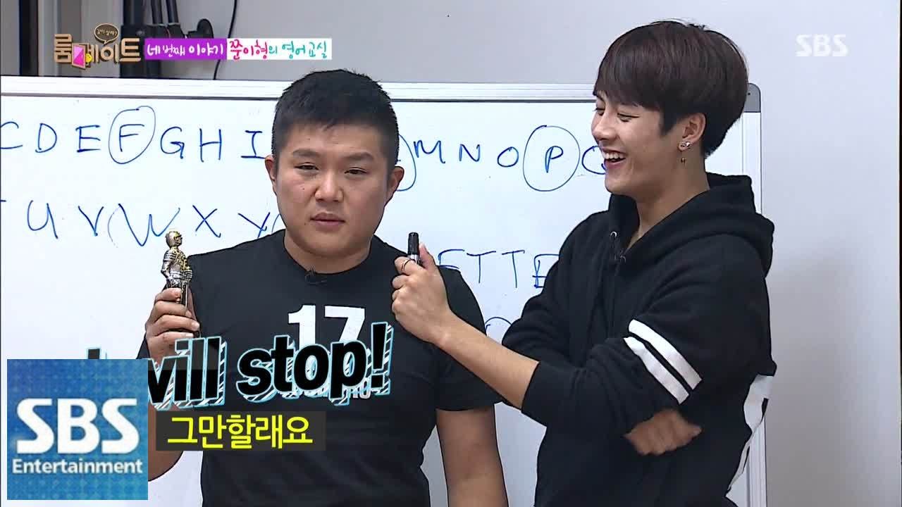 조세호-잭슨, 리얼한 영어 상황극 @SBS 룸메이트 (roommate) 141012