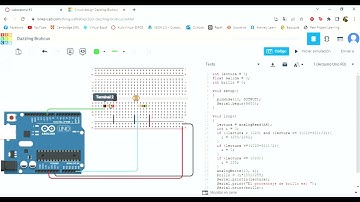 Entradas y salidas analógicas con fotorresistencia - Tinkercad