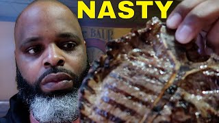 Eating at the worst reviewed steakhouse ...