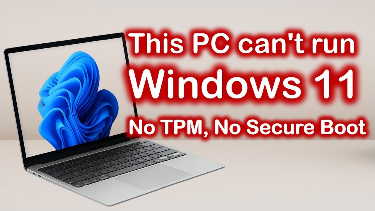 Install Windows 11 on ANY PC (No TPM / No Secure Boot) - YouTube