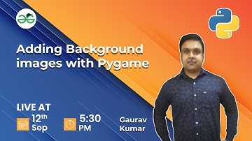 Adding Background images with Pygame