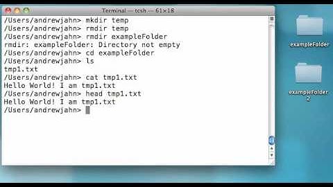 Unix for Neuroimagers 4: mkdir, rmdir, and rm