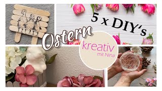 5x günstige Ideen zu OSTERN | einfach selber machen 2024 DEKOIDEEN 😍 VERLOSUNG | Osterdeko DIY