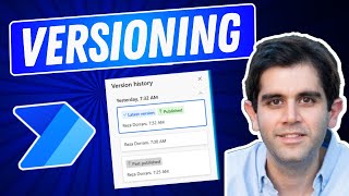 versioning and drafts in power automate cloud flows