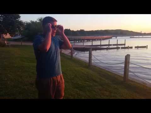 Colorblind Guy Tries On Enchroma Color For The Colorblind Glasses At Sunset