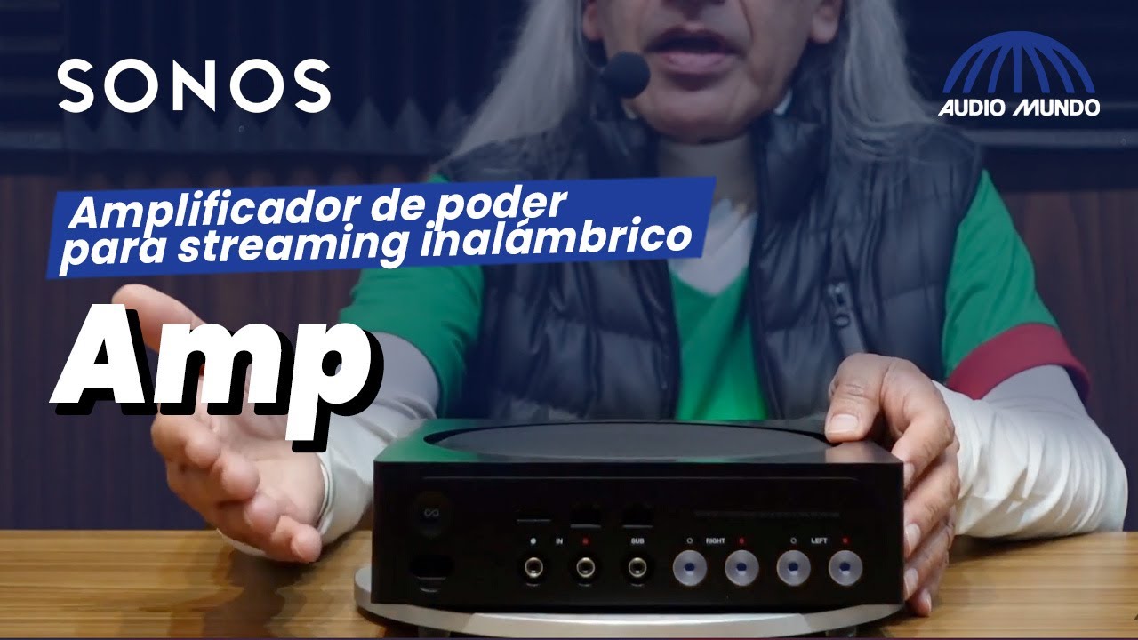 primavera Primero Intrusión Amplificador de poder para streaming inalámbrico marca Sonos modelo Amp -  YouTube