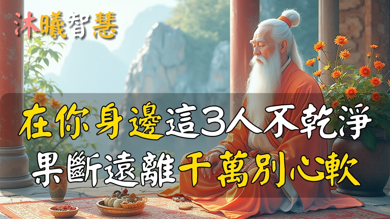 善良之人，你一定要狠下心來，遠離這3類不乾淨的人，否則福氣將被消耗殆盡 [精簡版] #沐曦智慧