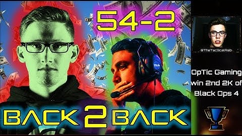 OpTic Gaming go BACK 2 BACK! | Black Ops 4 2K 11/11 Recap | BO4 Competitive