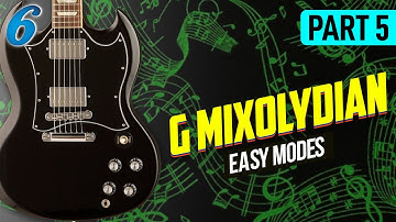 Easy modes for guitar on one string | G Mixolydian | Part 5