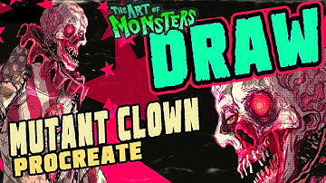 Art of Monsters - The FREAKSHOW - Procreate illustration process!