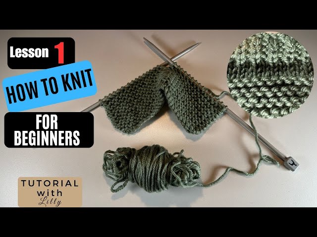 How to knit for beginners