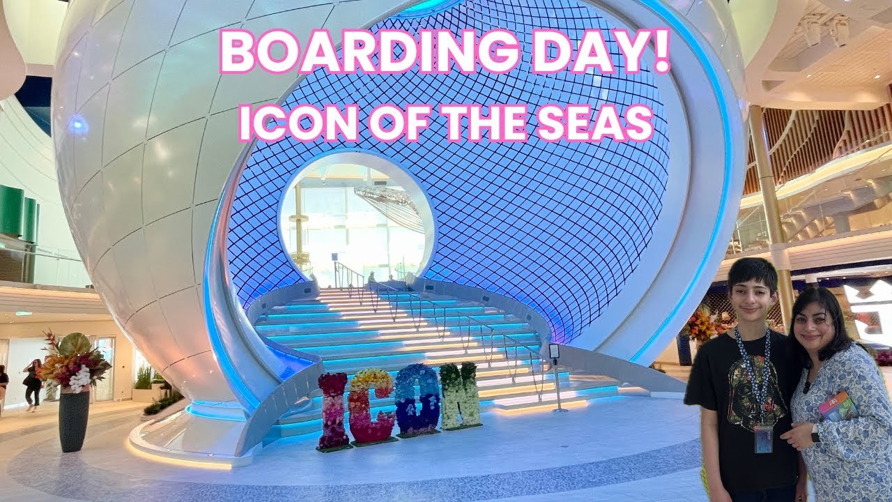 Boarding Day! Icon of the Seas Inaugural Sailing YouTube