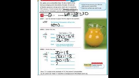 Lesson 2.6 Divide by 2-Digit Divisors