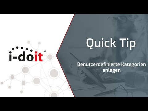 Benutzerdefinierte Kategorien in i-doit