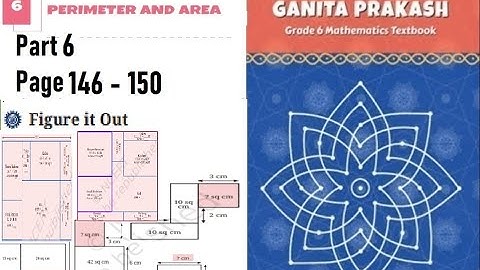 Perimeter and Area Class 6 Chapter 6 Ganita Prakash Math Part 6 Page 146 - 150, Figure it Out