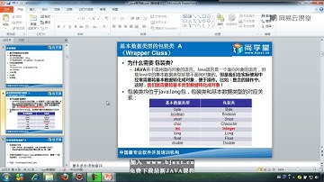 《Java课程 Java300集大型视频教程》 6·1  常用类 包装类 Integer Number JDK源码分析