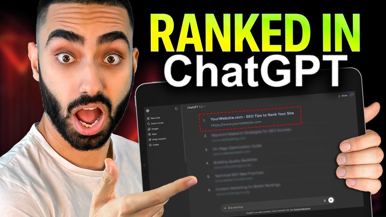 How to Rank in ChatGPT (Free Checklist) - YouTube