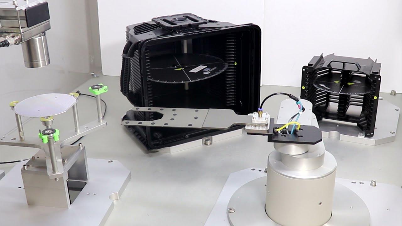 Robot End Effector demo for multisize warped wafers YouTube