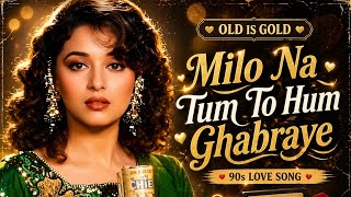 Milo Na Tum To Hum Ghabraye   Goosebumps 90s Love Song   Old Is Gold Bollywood Classic