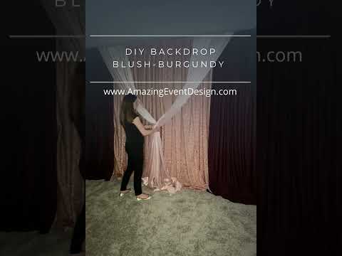 DIY BACKDROP |