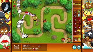 Lets Play Bloons Monkey City ZOMG Hard Forest Map No Commentary 849