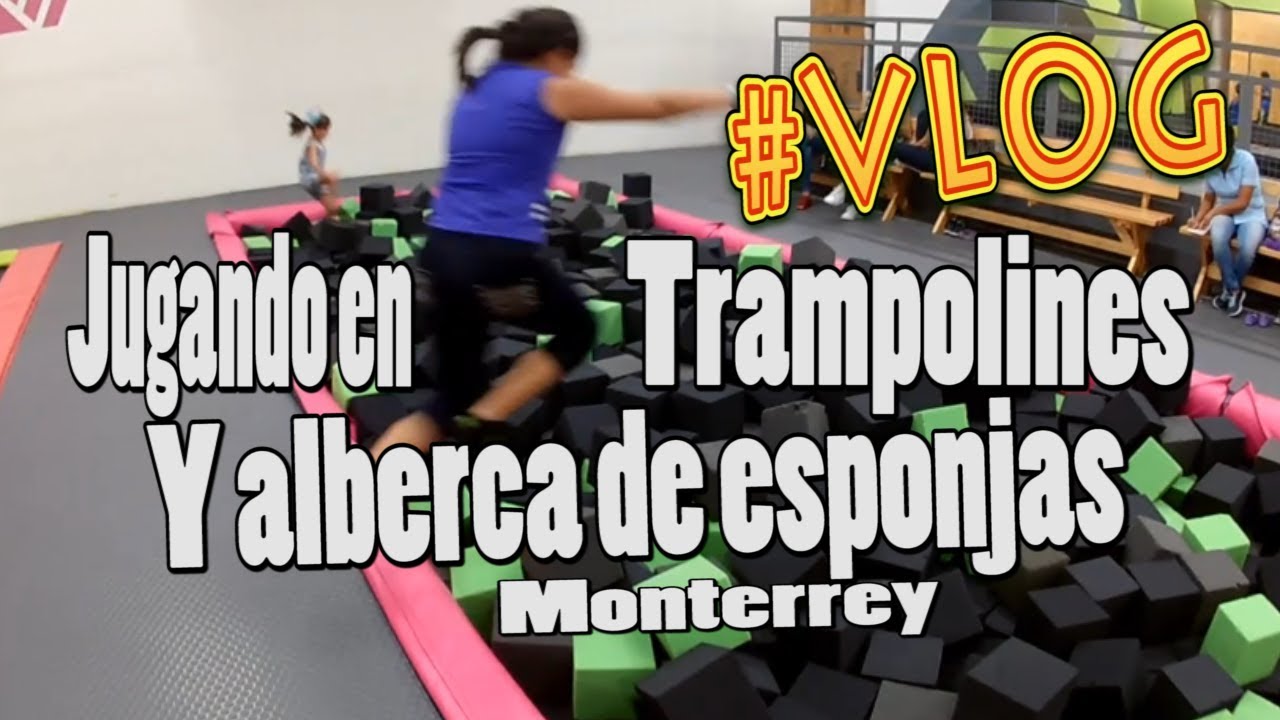 JUGANDO EN TRAMPOLINES JUMPSTER EN MONTERREY EL DIA DE MI CUMPLEAÑOS