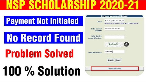 Pfms No Record found|Pfms payment not intiated to the beneficiary account|Nsp 2020-21|Nsp latest