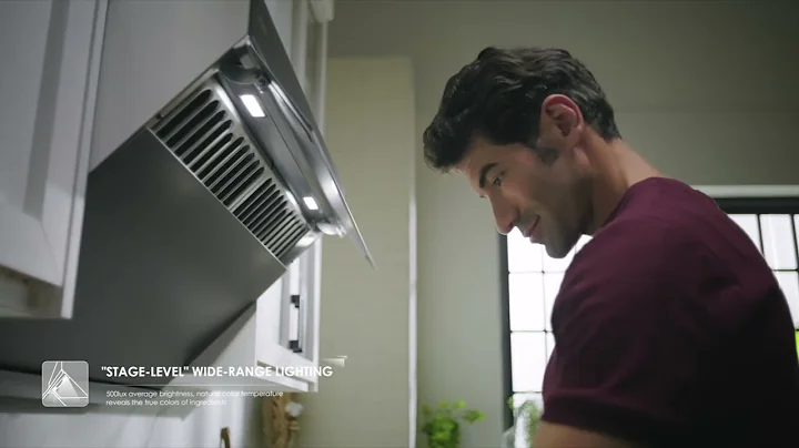 FOTILE JQG15 Series Inclined Vent Range Hood |  Enhanced Lighting for Better Visibility