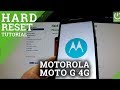 Hard Reset MOTOROLA Moto G 4G - factory reset tutorial