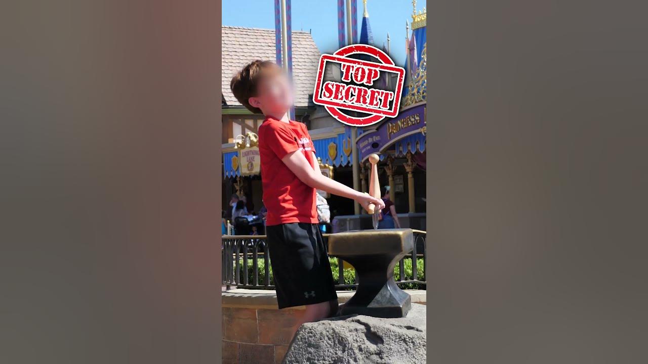 How to Pull the Sword out of the Stone at DISNEY π± How to Pull the Sword out of the Stone at DISNEY π±