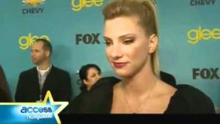 Heather Morris 'It's Awesome' Working With Naya Rivera On 'Glee'