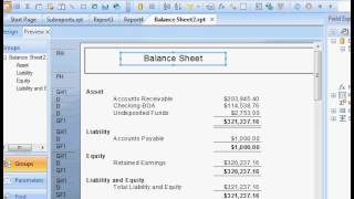 Balance Sheet in Crystal Reports | Adding Balance Sheet Title & Date | ReportingGuru