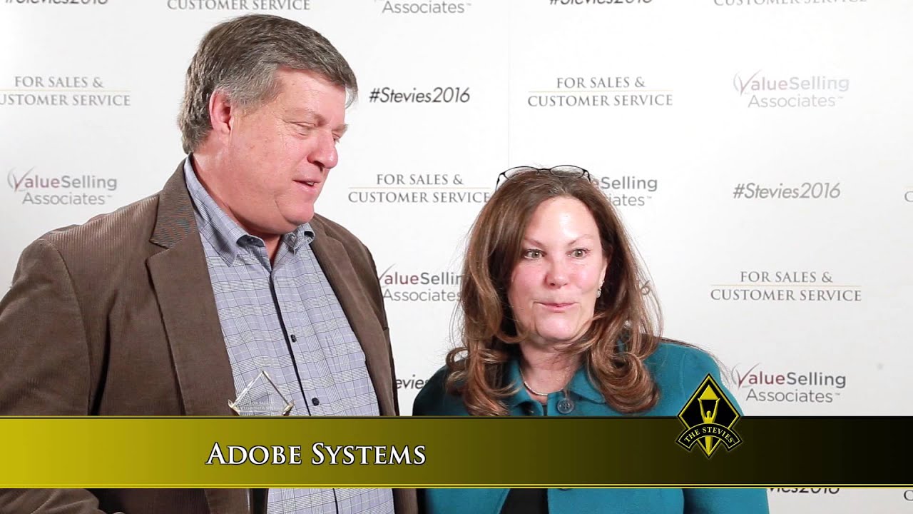 Adobe Systems wins a Stevie® Award in the 2016 Stevie Awards for Sales & Customer Service