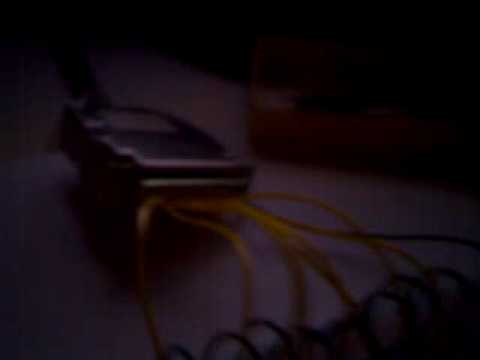 Light effects with LED driven by parallel port LPT and ANSI C script on Linux Open Suse