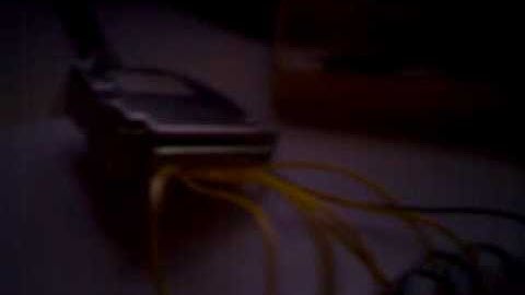 Light effects with LED driven by parallel port LPT and ANSI C script on Linux Open Suse