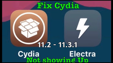 Fix cydia not showing when jailbroken using Electra 11.3.1