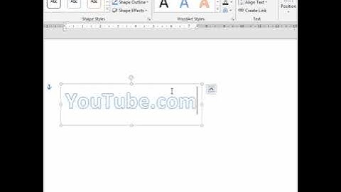 WordArt Text Direction [Microsoft Word] #Shorts