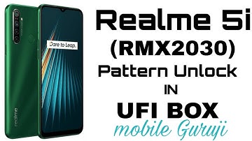 Relame 5i (rmx2030) pattern unlock in ufibox