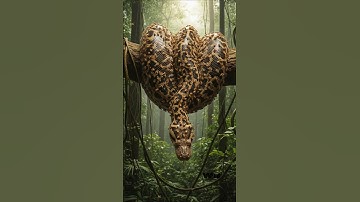 Giant Python Rescued from a Swarm Attack in the Jungle 🐍🌿
