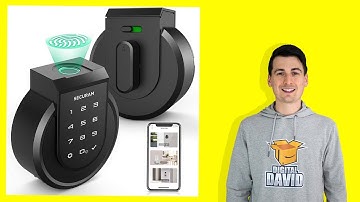 SECURAM Touch Smart Lock Deadbolt // Keyless Entry Door Lock Fingerprint Sensor Touchpad Review