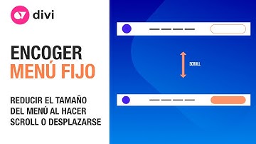 Crear un menú fijo con el divi theme builder que cambie o reduzca su tamaño al hacer scroll