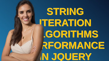 Codereview: String iteration algorithms performance in jQuery Terminal