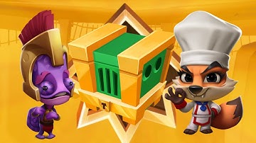 Trojan Larry vs Chef Nix || Zoo Battle Arena