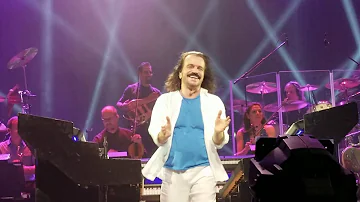 Yanni opening of concert in Grand Prairie, Texas
