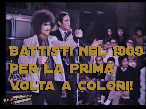 Lucio Battisti 1969 a Speciale per voi per la prima volta a colori !