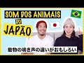 Onomatopoeia em japonês. Som dos animais do Japão é diferente.